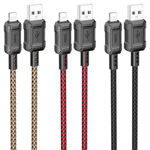 Кабел с оплетка USB към Lightning цветове