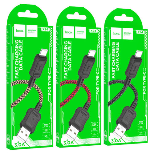 Кабел с оплетка USB към Type-C кутия