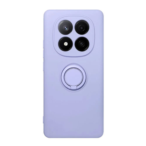Калъф с пръстен за Xiaomi Redmi Note 14 Pro лилав гръб телефон