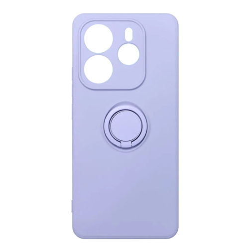 Калъф с пръстен за Xiaomi Redmi Note 14 гръб лилав