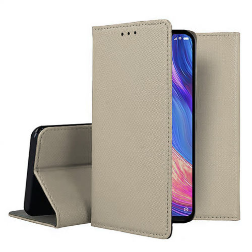 Калъф тефтер за iPhone 16e златен всички страни