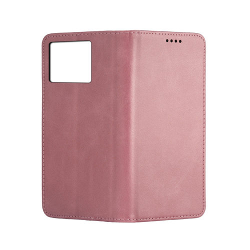 Кожен калъф с магнитен капак за Xiaomi 15 розов камера