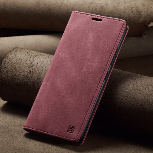 Оригинален кожен калъф за Samsung Galaxy S25 Ultra червен