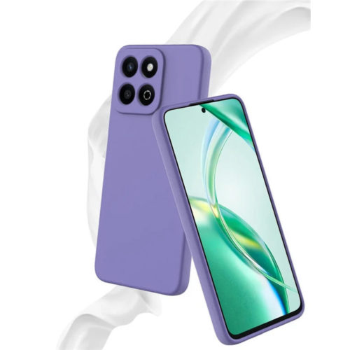 Силиконов калъф за Honor 200 Smart лилав мат