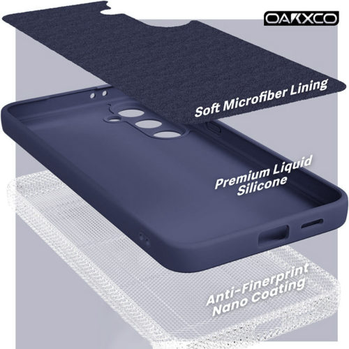 Силиконов калъф за Samsung Galaxy S25 Plus син велур