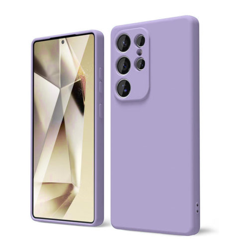 Силиконов калъф за Samsung Galaxy S25 Ultra лилав