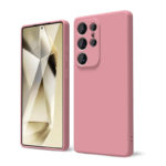 Силиконов калъф за Samsung Galaxy S25 Ultra розов
