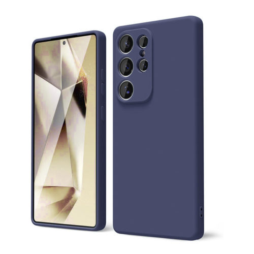Силиконов калъф за Samsung Galaxy S25 Ultra син