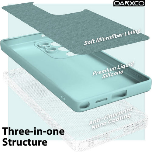 Силиконов калъф за Samsung Galaxy S25 Ultra тифани велур