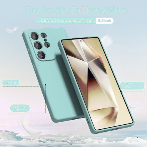 Силиконов калъф за Samsung Galaxy S25 Ultra тифани пълна защита