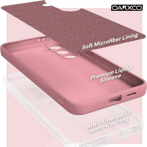 Силиконов калъф за Samsung Galaxy S25 розов велур