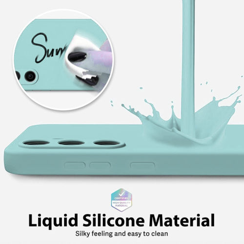 Силиконов калъф за Samsung Galaxy S25 тифани лесно почистване