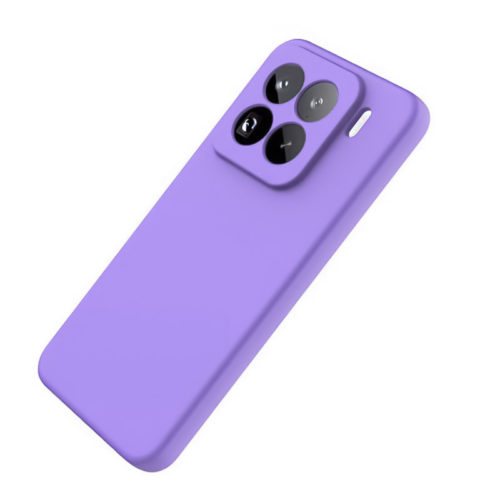 Силиконов калъф за Xiaomi 15 Pro лилав гръб