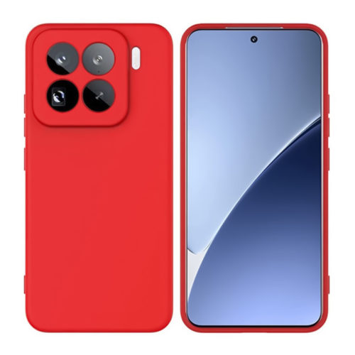 Силиконов калъф за Xiaomi 15 Pro червен