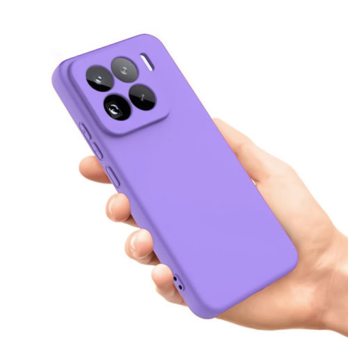 Силиконов калъф за Xiaomi 15 лилав добър захват