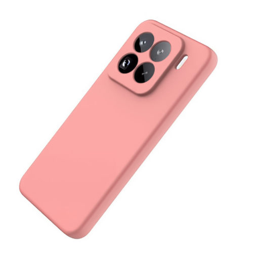 Силиконов калъф за Xiaomi 15 розов гръб