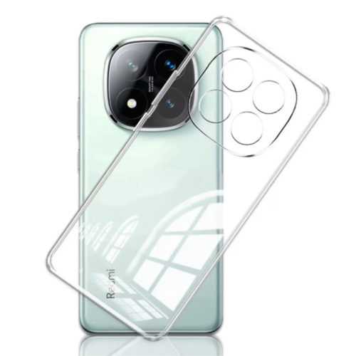 Тънък прозрачен калъф за Xiaomi Redmi Note 14 Pro гръб