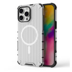 Удароустойчив калъф с Magsafe за iPhone 16 Pro бял