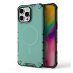 Удароустойчив калъф с Magsafe за iPhone 16 Pro зелен