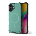 Удароустойчив калъф с Magsafe за iPhone 16 зелен