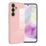 Лъскав калъф за Samsung Galaxy A36 розов