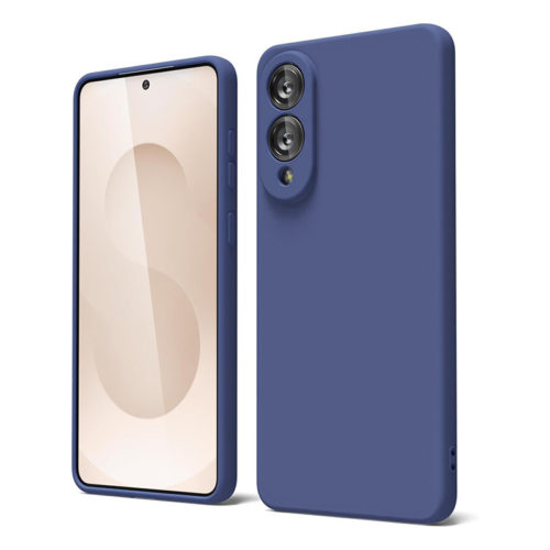 Силиконов калъф за Samsung Galaxy S25 Edge син