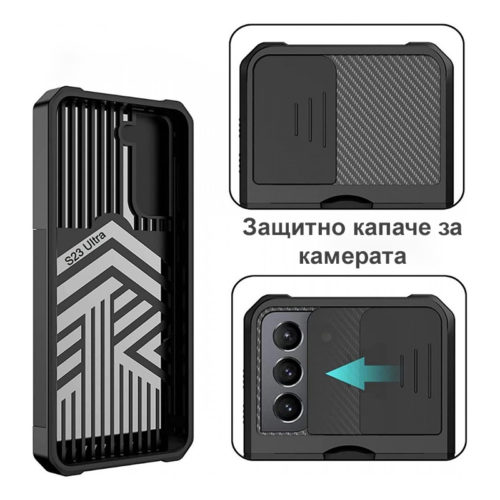 Удароустойчив калъф 4 в 1 за iPhone 16 защита на камерата