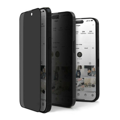Privacy протектор за iPhone 17 затъмнен екран