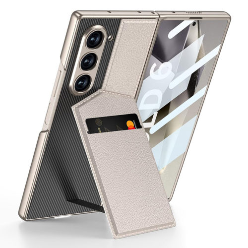 Калъф с място за карти за Samsung Galaxy Z Fold 7 титаниум