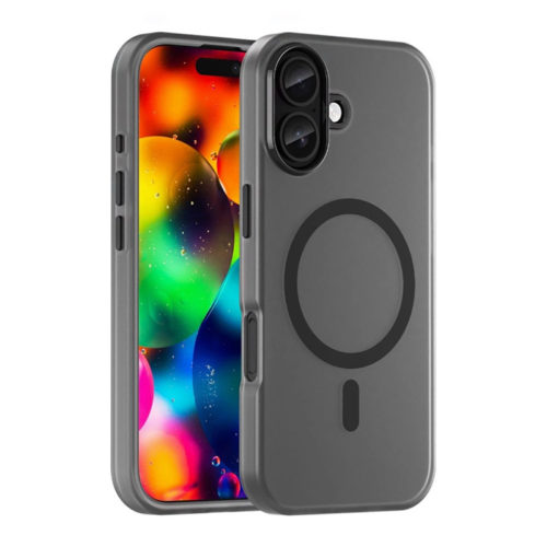 Калъф със защита на камерата за iPhone 17 черен