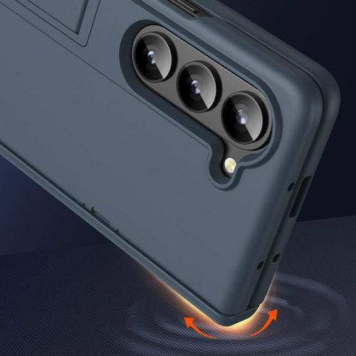 Калъф със защита на пантите за Samsung Galaxy Z Fold 5 сив защита от падане