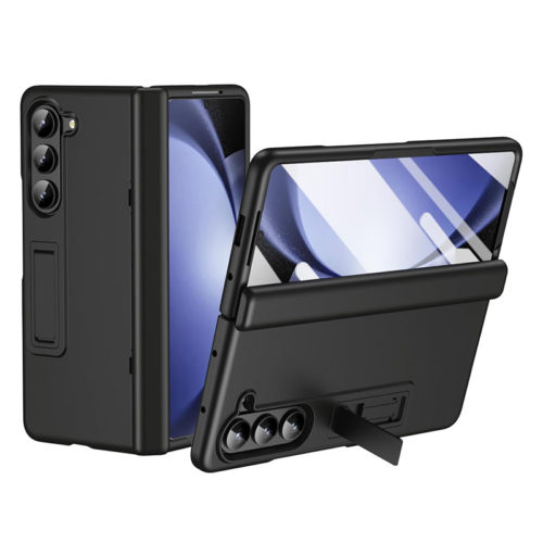 Калъф със защита на пантите за Samsung Galaxy Z Fold 5 черен
