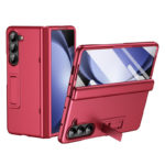 Калъф със защита на пантите за Samsung Galaxy Z Fold 6 червен