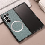 Магнитен калъф за Samsung Galaxy Z Fold 5 зелен