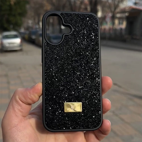 Оригинален калъф с кристали Swarovski за iPhone 17 гръб