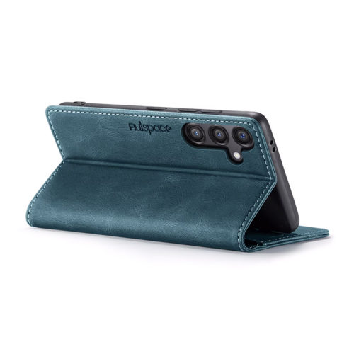 Оригинален кожен калъф за Samsung Galaxy A07 син 9