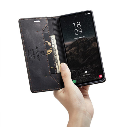 Оригинален кожен калъф за iPhone 17 Pro черен 7