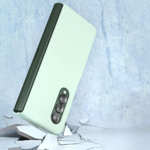 Силиконов калъф за Samsung Galaxy Z Fold 4 зелен удароустойчив