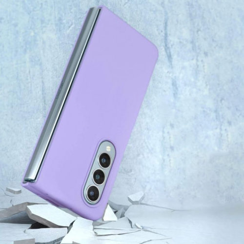 Силиконов калъф за Samsung Galaxy Z Fold 6 лилав удароустойчив