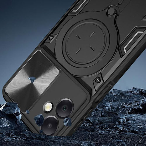 Удароустойчив калъф с пръстен за Samsung Galaxy A07 противоударен