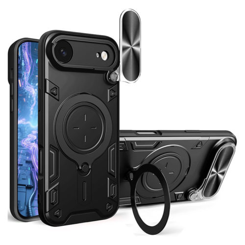 Удароустойчив калъф с пръстен за iPhone 17 Air