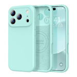 Качествен силиконов калъф за iPhone 17 Pro тифани