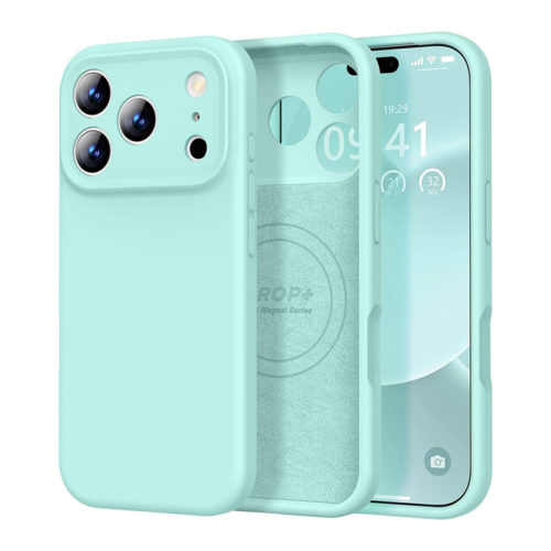 Качествен силиконов калъф за iPhone 17 Pro тифани