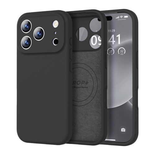 Качествен силиконов калъф за iPhone 17 Pro черен