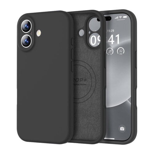 Качествен силиконов калъф за iPhone 17 черен