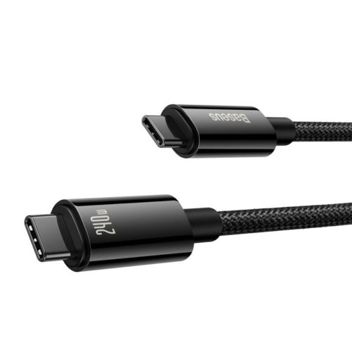 Мощен кабел 240W Baseus USB-C към USB-C – 2 метра – бърз кабел