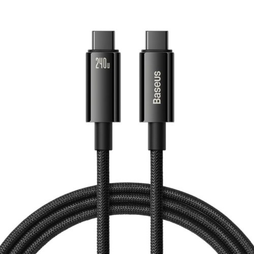 Мощен кабел 240W Baseus USB-C към USB-C – 2 метра – високо качество