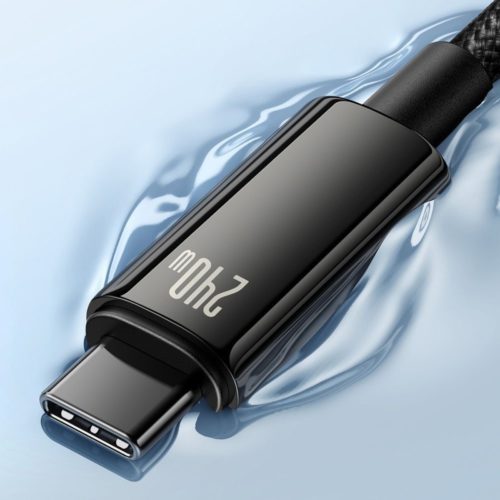 Мощен кабел 240W Baseus USB-C към USB-C – 2 метра – с оплетка