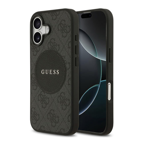 Калъф GUESS с Magsafe за iPhone 17 черен