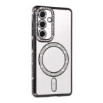 Луксозен калъф с кристали за Samsung Galaxy A16 черен